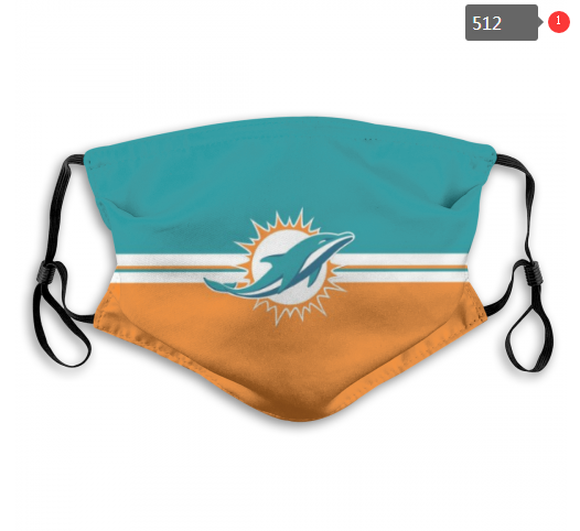 NFL Miami Dolphins #5 Dust mask with filter